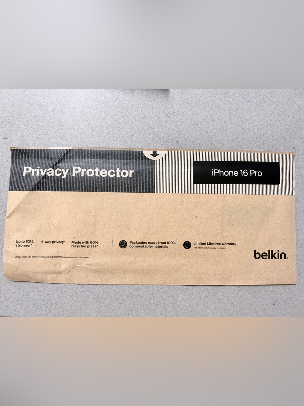 iPhone 16 pro Belkin privacy screen